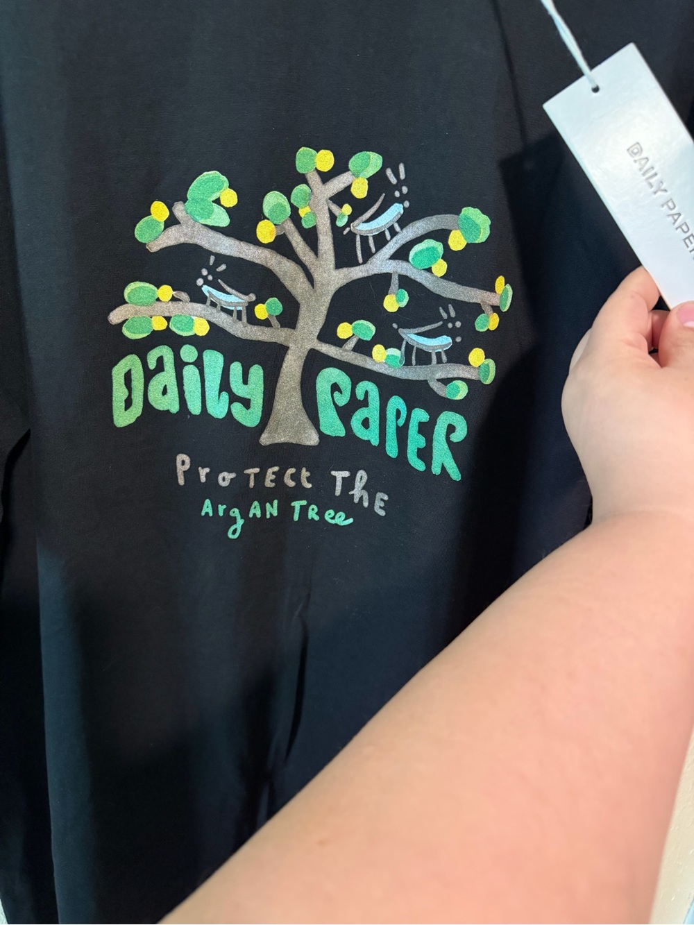 NWT Daily Paper Shirt Men’s Size XXL Protect The Argan Tree Pardali - Picture 5 of 7